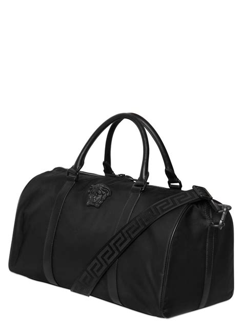 versace duffle bag black|versace duffle bags men's.